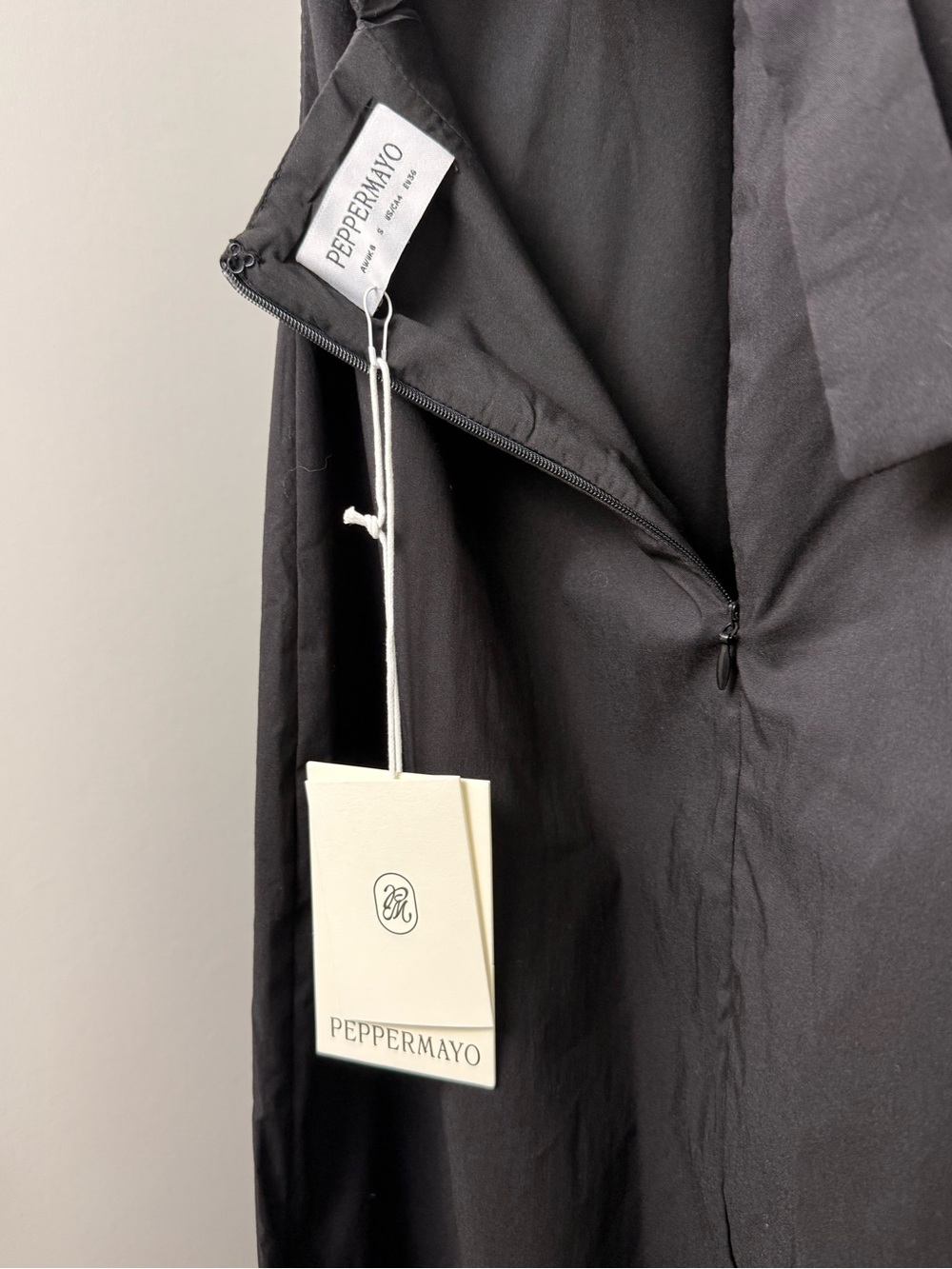 Peppermayo Black Halter Maxi Dress with Bust Detail - Picture 9 of 9